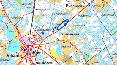 Karttakuva Ingertinmaan sijainnista.